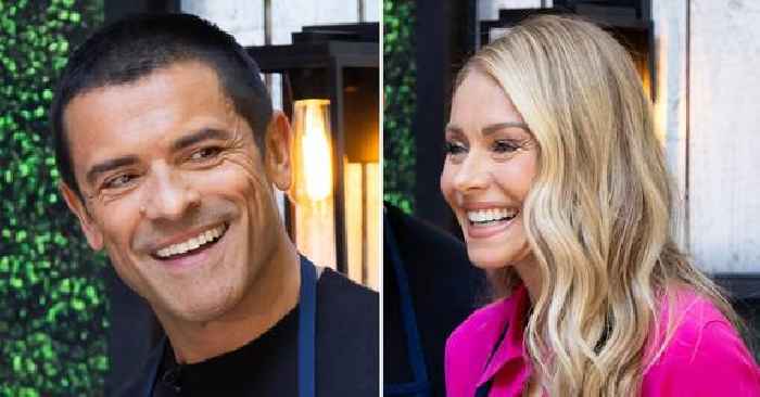 Kelly Ripa Reveals Unique Thing Husband Mark Consuelos Does Backstage Before 'Live': Watch