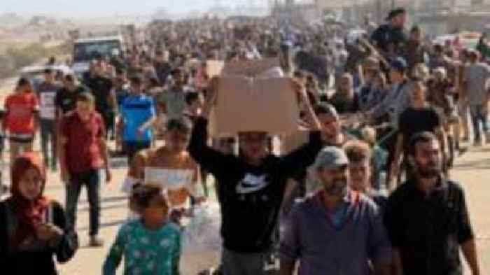 Dozens injured in chaos at new Gaza aid site, UN says