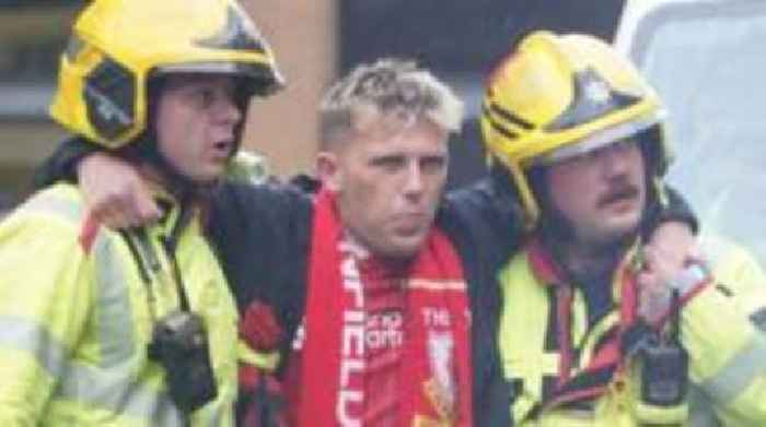 Liverpool fan feels 'very lucky' to be alive after being hit by car