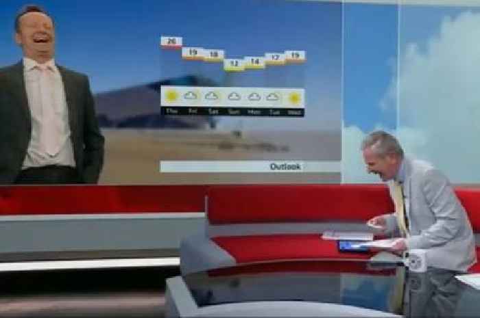 Hysterics over Have I Got News For You clip of Peter Levy and Paul Hudson