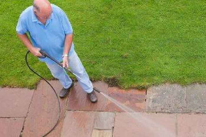 Blast through patio moss with natural item that makes it 'impossible' to grow back