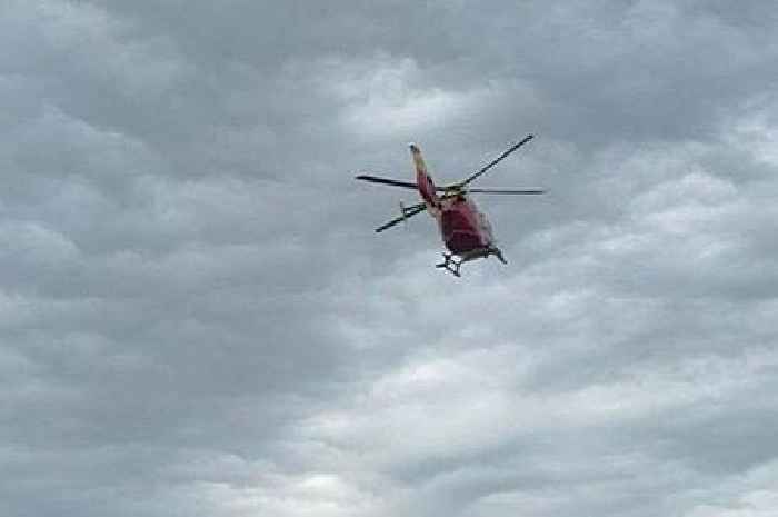 Woman freed from wreckage and two in Royal Stoke as air ambulance sent to crash