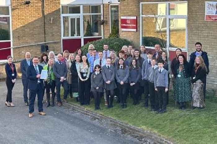 Secondary school hailed by Ofsted as head praises 'dedication and hard work'
