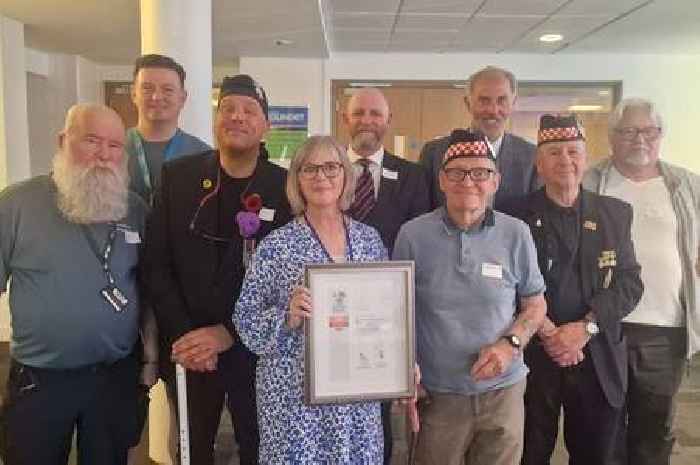 Local veterans celebrate Health for Heroes Award at VE Day Event