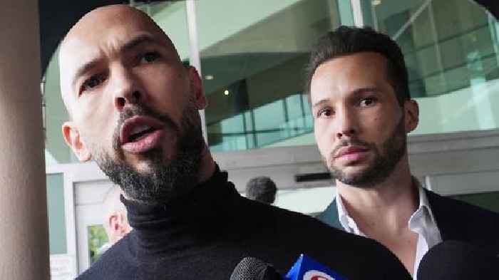 Andrew Tate and his brother Tristan charged with rape in the UK