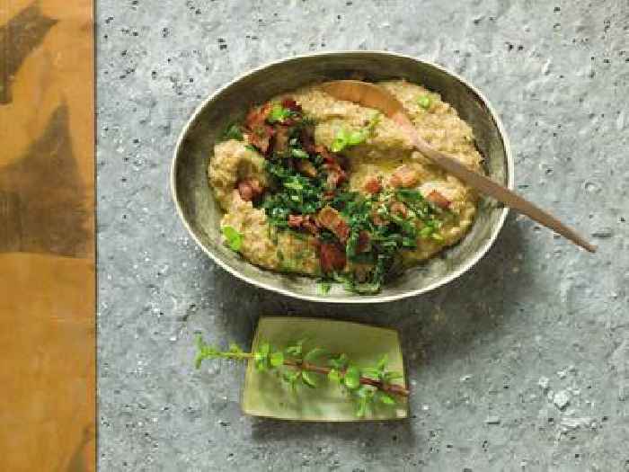 News24 | Sorghum ‘Polenta’ with bacon and spinach