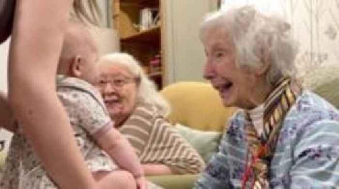 The children bringing joy to care home residents