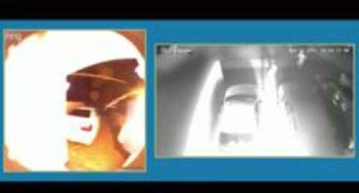 CCTV released after petrol bomb thrown at house