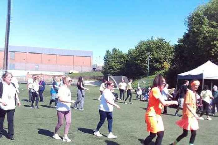 Care home residents celebrate Hamilton sports day