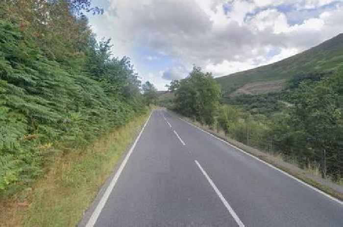 Two in hospital after crash shuts A470 for seven hours