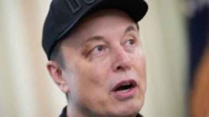 Watch: Elon Musk explains why he's sporting a black eye on his last day at Doge