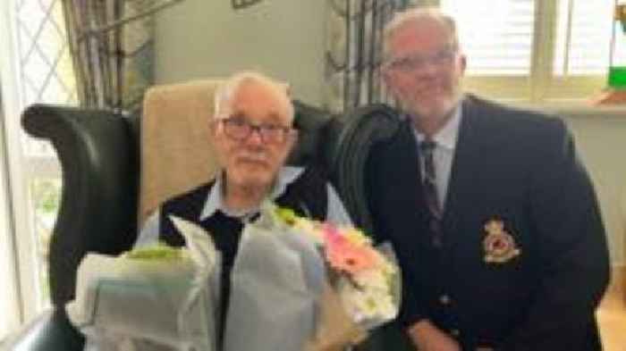 Veteran reunited with cadet 50 years on