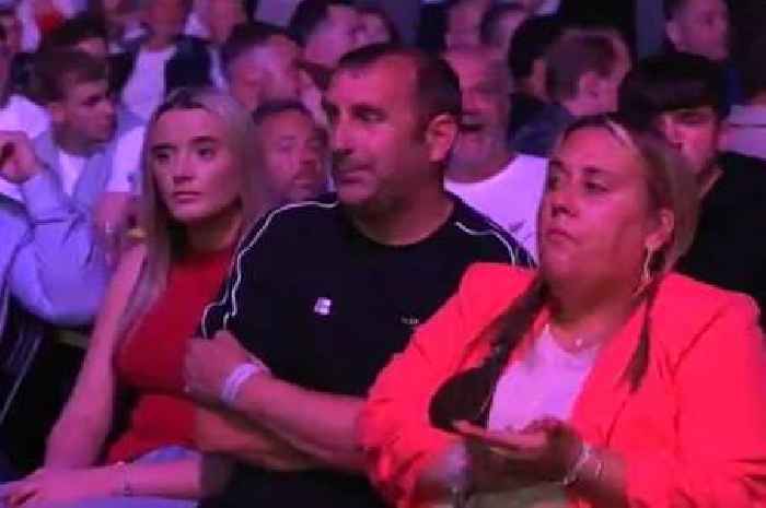 Luke Littler's 'girlfriend' snapped cheering on World Champ as he loses Prem final