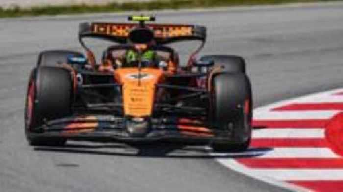 Norris tops first practice at Spanish Grand Prix
