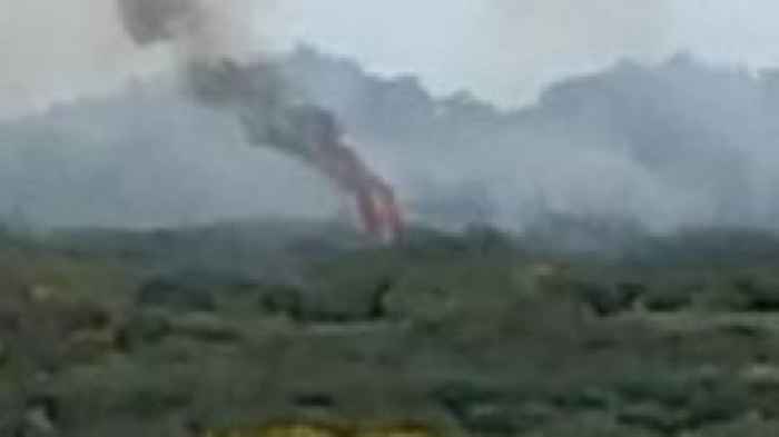 Crews battle challenging conditions at field fire