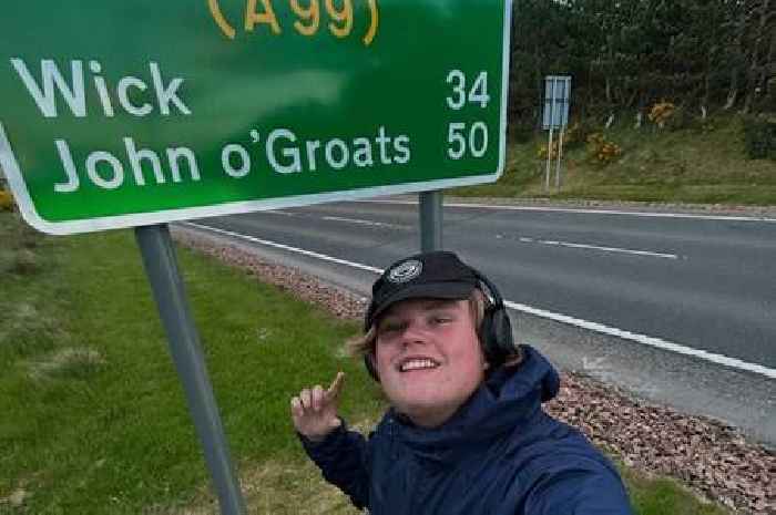 Inspirational teen 'The Hull Boy' runs the entire length of the UK and smashes charity fundraising target