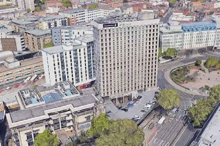 Bristol Premier Inn hotel is torn down as demolition works continue
