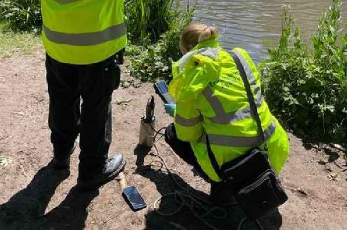 Burst sewer pipe leads to 'fish in distress' in Leicester park