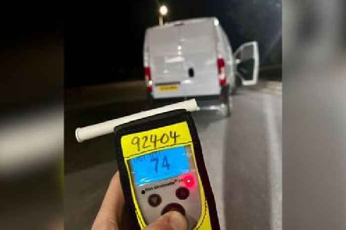 A500 van driver almost smashed into 'number' of vehicles