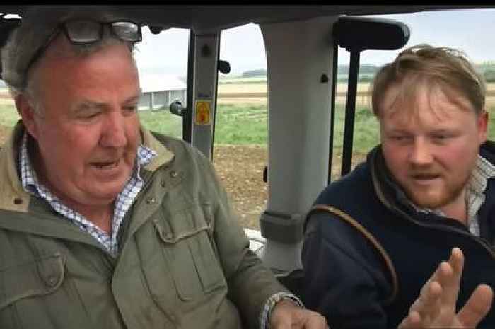 Kaleb Cooper cries 'stop!' as Jeremy Clarkson caught up in 'terrifying' farming mishap