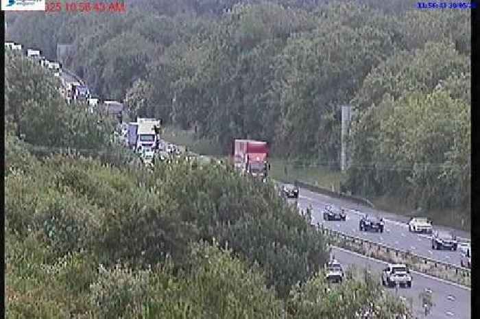 Live: Crash stops M4 traffic in South West