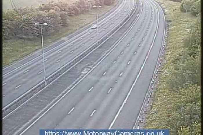 M6 Toll live updates as biker and car collide in Staffordshire