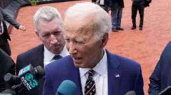 Joe Biden says he's 'feeling good' in first comments since cancer diagnosis