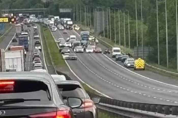 Drivers 'stuck and starving' as horror crash shuts motorway for 10 hours