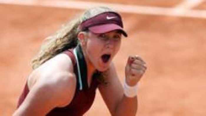 Andreeva thanks fan for 'lucky charm' after win