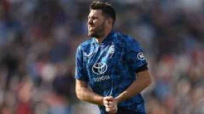 Overton out of West Indies ODIs with broken finger