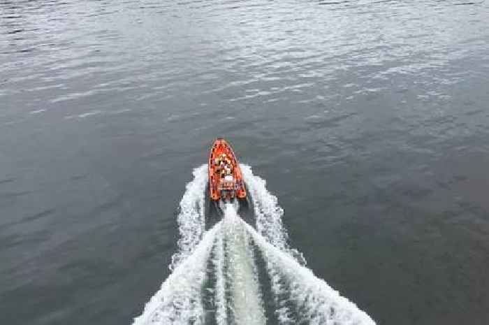Family and two dogs saved from Edinburgh beauty spot by RNLI after being 'trapped'
