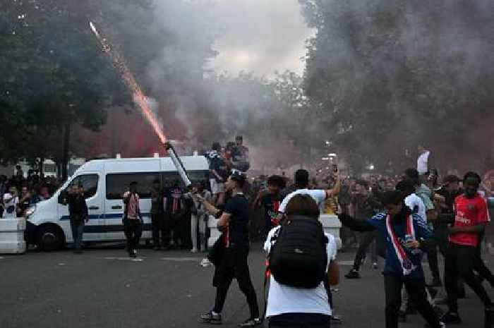 PSG fans riot in Paris with 81 arrests as police clash after Champions League