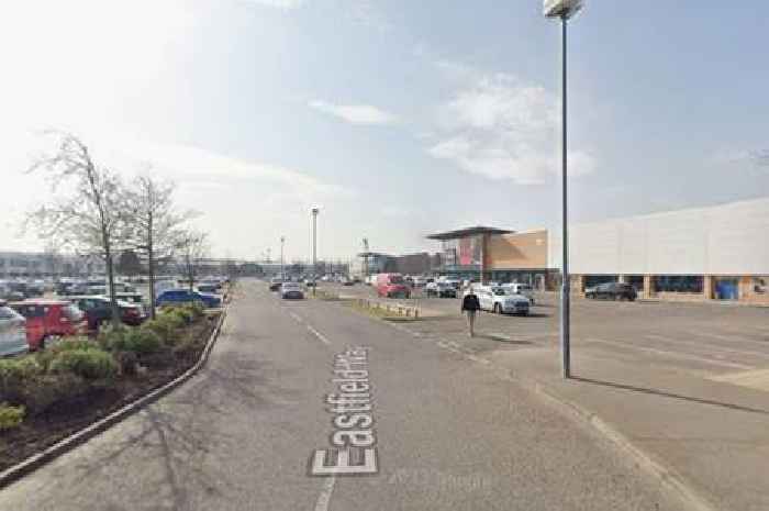 Schoolgirl hit by car in Scots retail park after mounting pavement