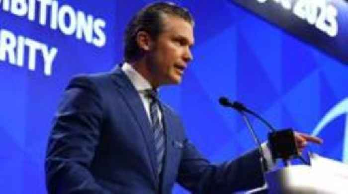 Hegseth urges Asia to boost defence against China's 'imminent' threat to Taiwan