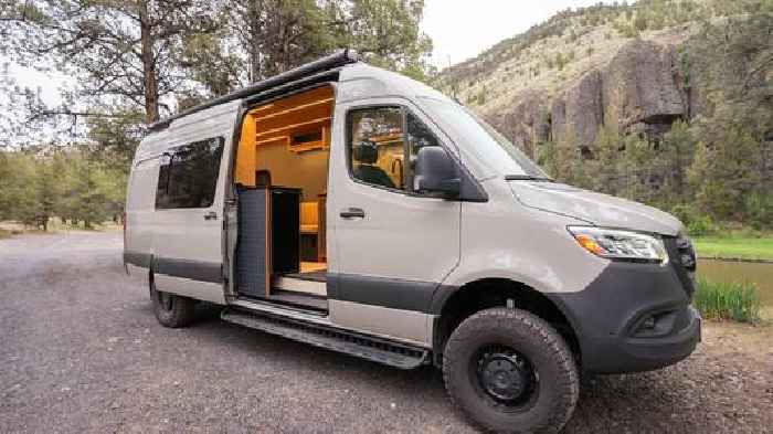 This Expertly Built Camper Van Is a Luxury Home on Wheels Ready for Year-Round Use