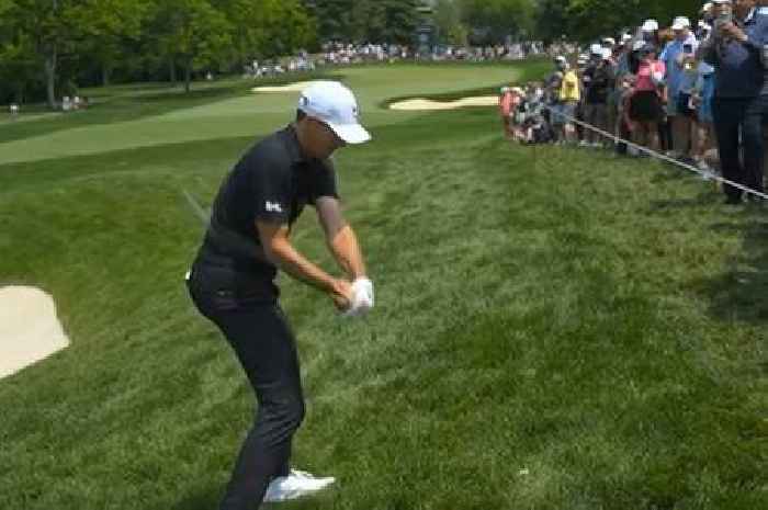 Jordan Spieth leaves Sky Sports commentators stunned as he narrowly misses spectators with wild shot