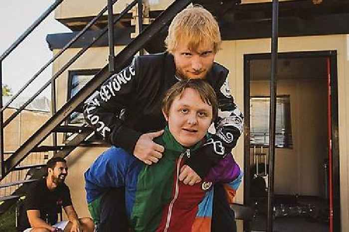 Lewis Capaldi's hilarious reaction to Ed Sheeran's surprise phone call as fans gush over 'bromance'