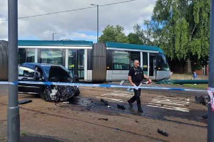 Full police, ambulance and NET statements after crash involving Nottingham tram and car