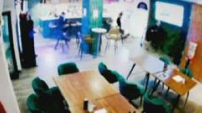 Gangland shooting in Spanish bar captured on CCTV