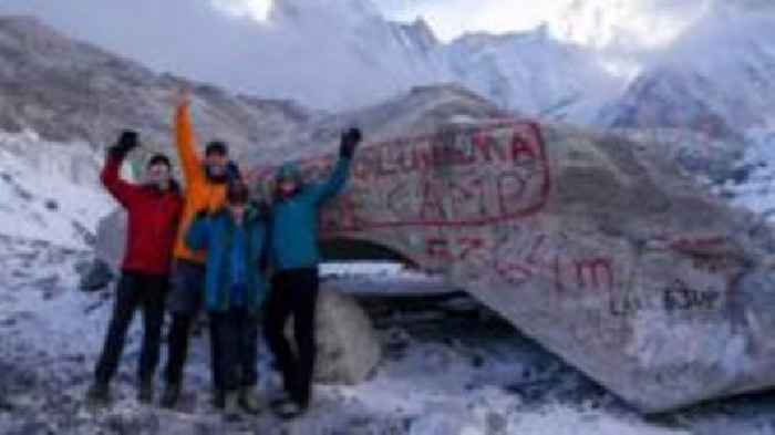 Family climbs world peaks for Nepalese children