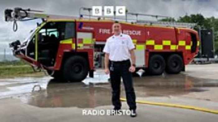 Bristol Airport’s new state-of-the-art fire engine