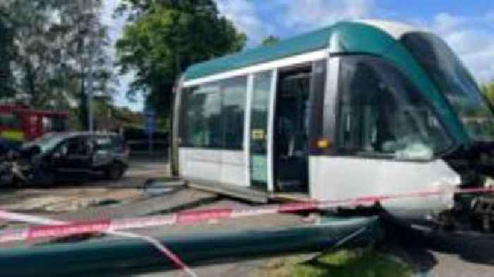 'Long-lasting' tram disruption warning after crash