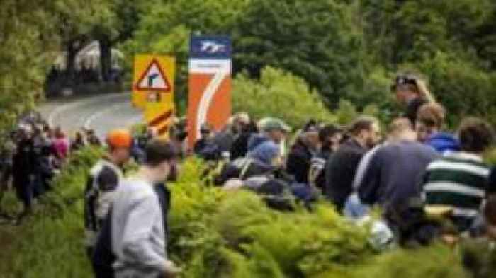 Delay to TT racing for course condition inspection