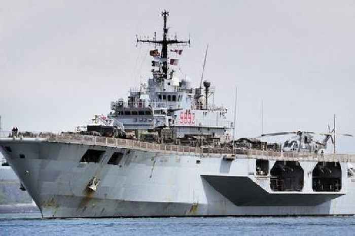 Military ships spotted off Devon ahead of major multi-national training exercise