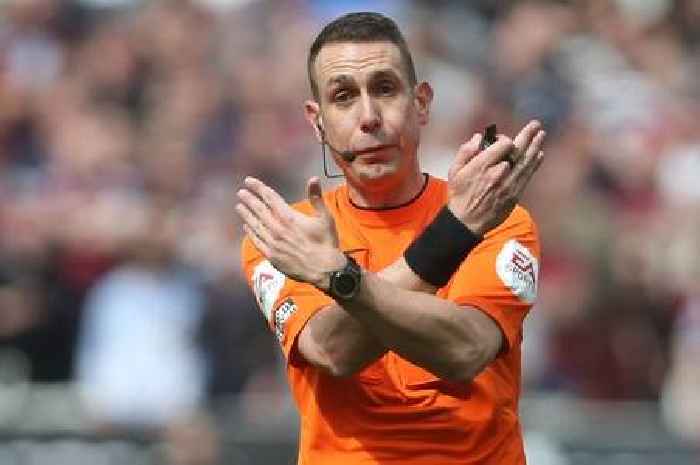 Disgraced ref David Coote spotted in new job as he comes face to face with Liverpool fan