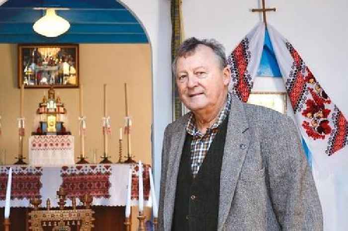 Dumfriesshire rural members and friends visit the Ukrainian Chapel at Hallmuir near Lockerbie