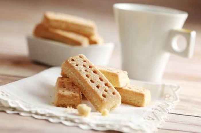 Easy and tasty three ingredient shortbread recipe ready in just over half an hour