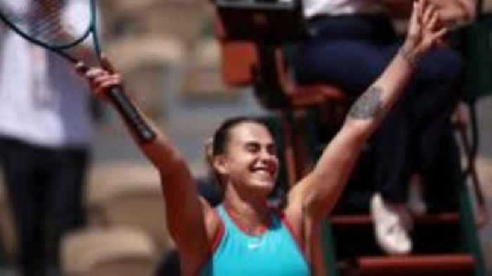 'A true battle' - Sabalenka into Paris semi-finals