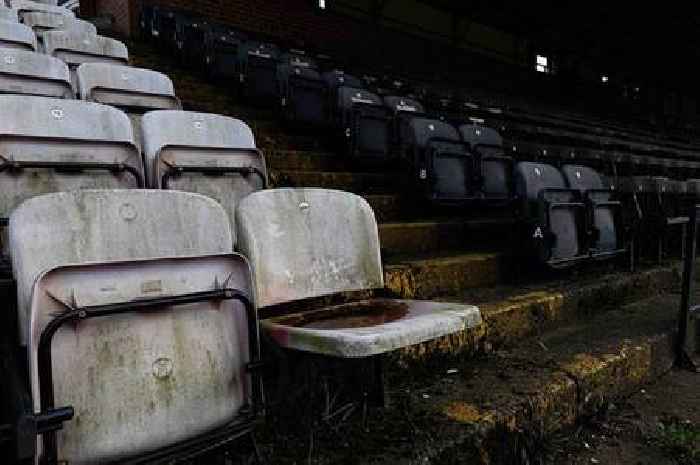 Abandoned EFL stadium has sign which shows just how cheap football used to be for fans