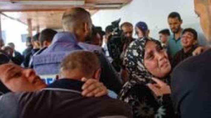 Three journalists among five killed in Israeli strike on Gaza hospital